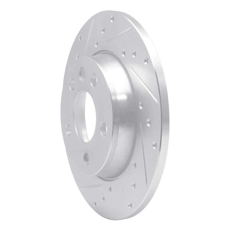 R1 Concepts — R1 96-00 Volkswagen EuroVan Rear Left Drilled & Slotted Silver Brake Rotor
R1 Brake Rotor Drill - view 2