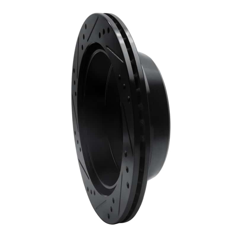 R1 Concepts — R1 98-05 Chevrolet S10 Rear Right Drilled & Slotted Black Brake Rotor
R1 Brake Rotor Drill - view 4