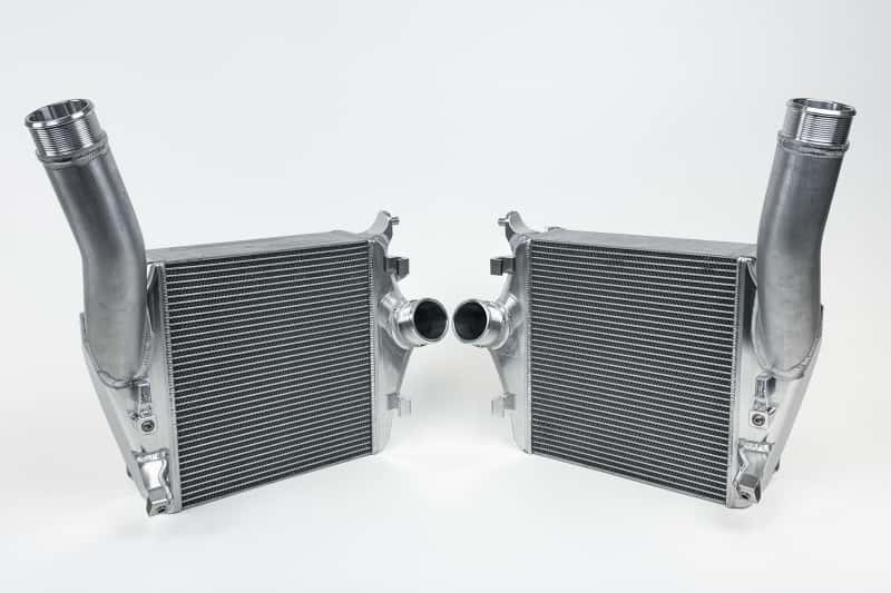 CSF — CSF 2020+ Audi SQ7 / SQ8 High Performance Intercooler System - Raw Aluminum
CSF Intercooler - view 2