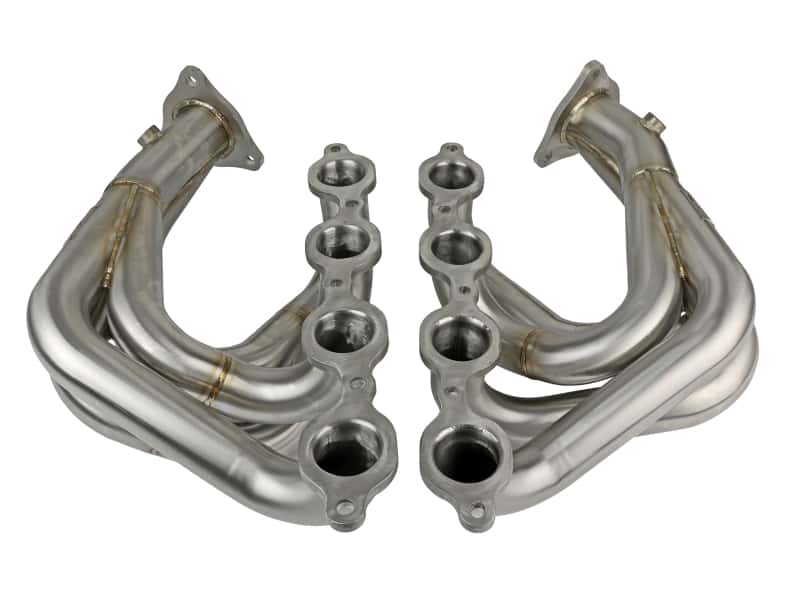 aFe — aFe Twisted 304SS Header 2020 Chevy Corvette (C8) 6.2L V8 - Brushed
Long Tube Header - view 4