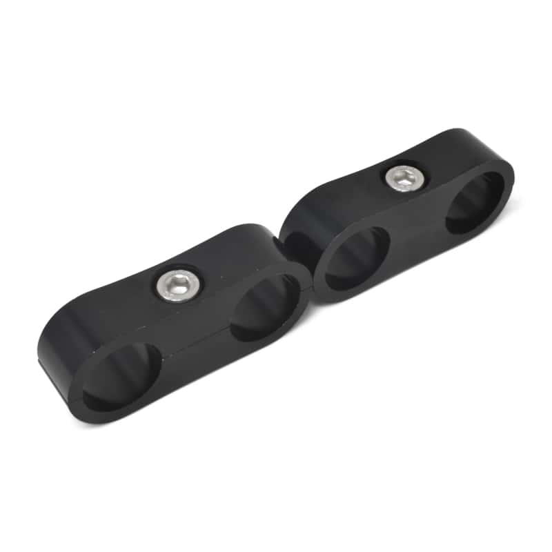 Russell — Russell Hose Separator For -12 Braided Hose Black Anodize (2 Pack) - view 1
