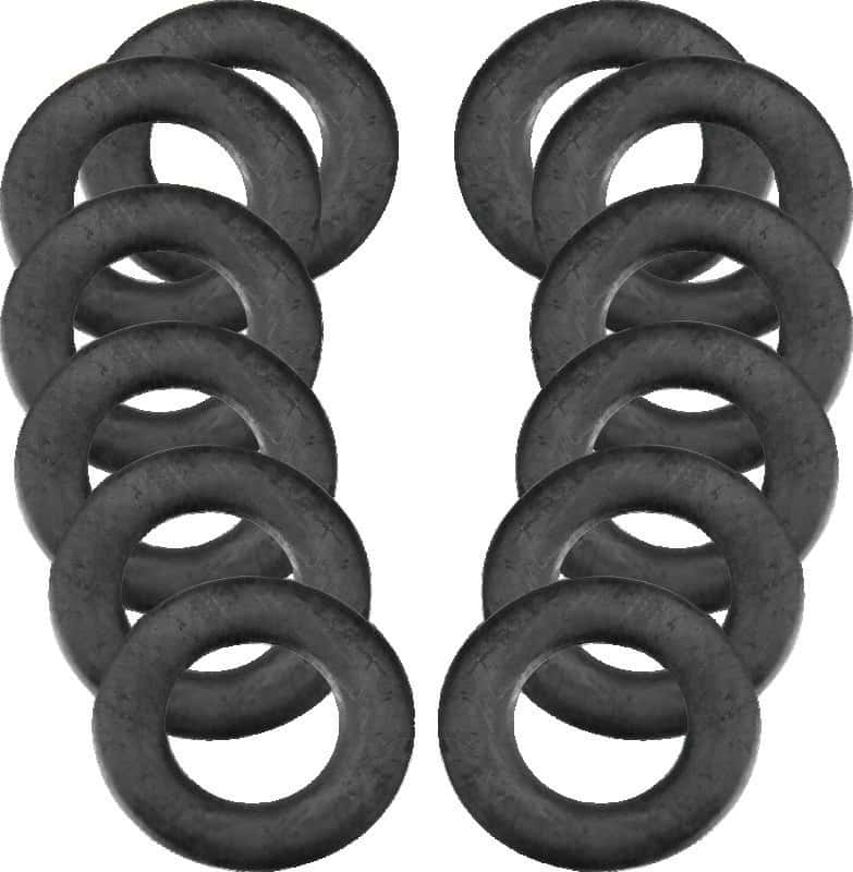 S&S Cycle — S&S Cycle .255in x .438in x .024in Rubber Coated Steel Flat Washer - 12 Pack - view 1