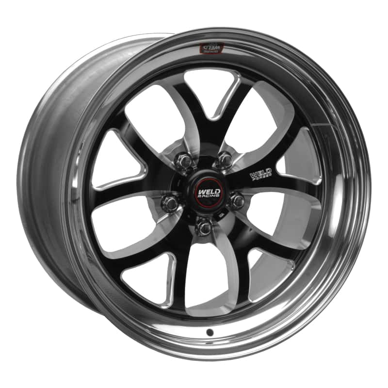 Weld — Weld S76 18x8 / 5x115 BP / 5.1in. BS Black Wheel (3.18 ID High Pad)
18X8'' S76B - view 2