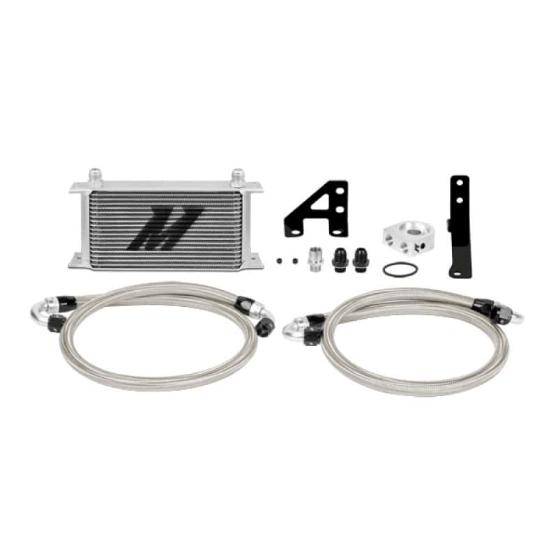 Mishimoto — Mishimoto 15 Subaru STI Oil Cooler Kit - Silver - view 1