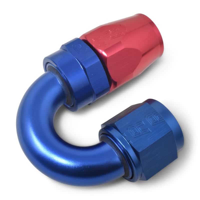 Russell — Russell Performance -6 AN Red/Blue 180 Degree Full Flow Swivel Hose End (With 9/16in Radius)
Hose Fitting - view 6