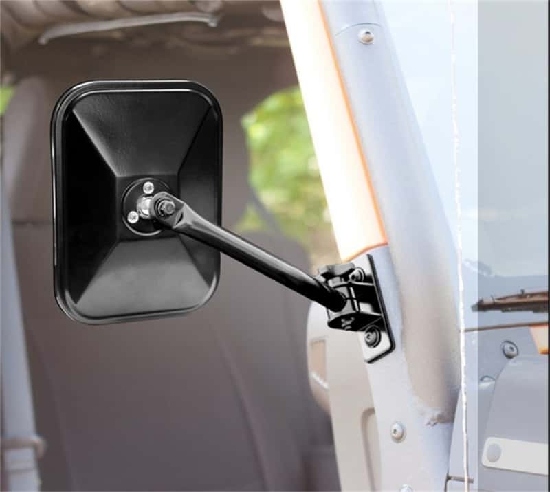 Rugged Ridge — Rugged Ridge 97-18 Jeep Wrangler Black Rectangular Quick Release Mirror
OFFROAD_EXTERIOR
Door Mirror - view 1