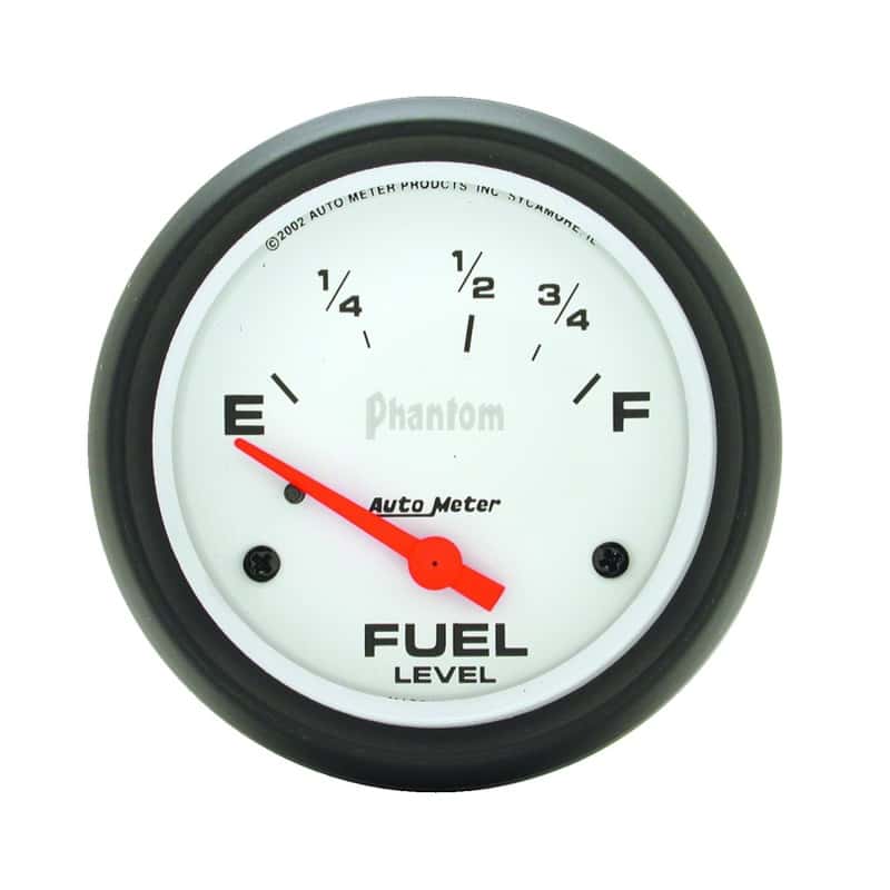 AutoMeter — AutoMeter Gauge Fuel Level 2-5/8in. 73 Ohm(e) to 10 Ohm(f) Elec Phantom
2-5/8" FUEL LEVEL, 7 - view 2