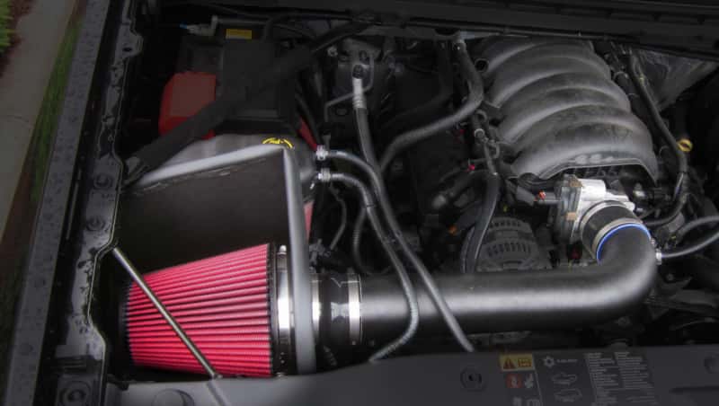 CORSA Performance — Corsa Apex 14-17 Chevrolet Silverado 5.3/6.2L 1500 DryTech Metal Intake System
Air Intake - view 2