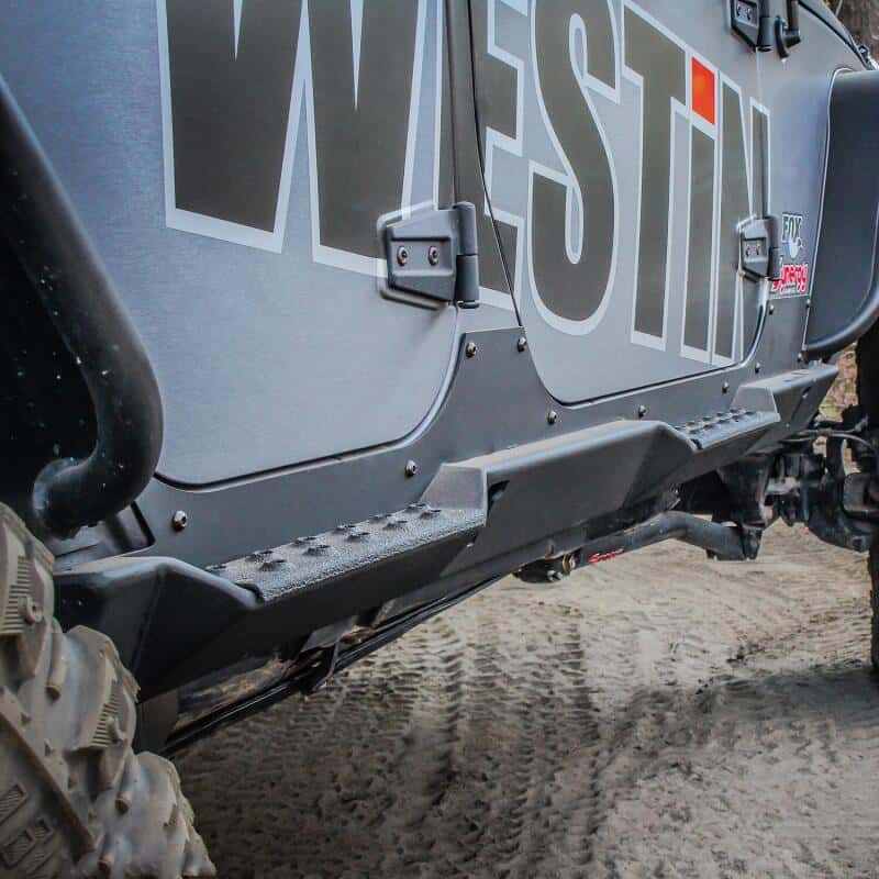 Westin — Westin/Snyper 07-17 Jeep Wrangler Unlimited Rock Slider Steps - Textured Black
Nerf/Step Bar - view 7