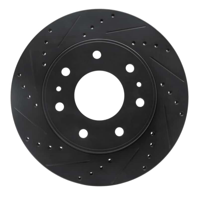 R1 Concepts — R1 09-09 Ford F-150 RWD Front Left Drilled & Slotted Black Brake Rotor
R1 Brake Rotor Drill - view 1