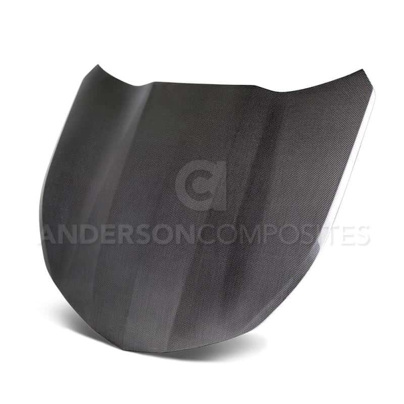 Anderson Composites — Anderson Composites 2016+ Chevy Camaro OE Style Carbon Fiber Hood - Non Vented - view 2