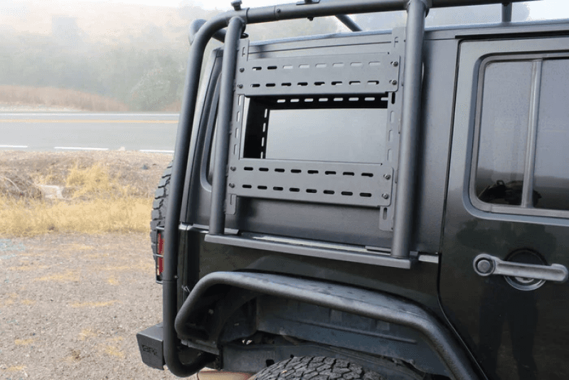 Body Armor 4x4 — Body Armor 4x4 07-18 Jeep Wrangler JK 2 &4 Door Cargo Roof Rack Accessory Mount
Accessory Mount - view 2