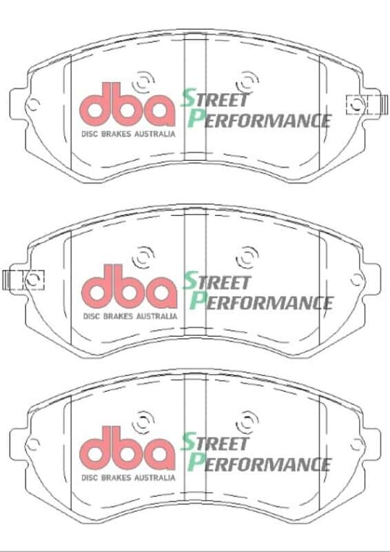 DBA — DBA 90-96 Nissan 240SX w/ABS SP Performance Front Brake Pads
Brake Pad - view 2