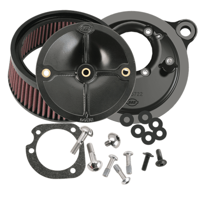 S&S Cycle — S&S Cycle 2007+ XL Sportster Models w/ Stock EFI Stealth Air Cleaner Kit w/o Cover - view 2