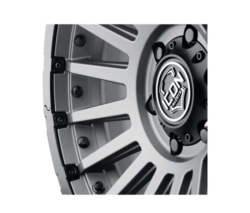 ICON — ICON Recon Pro 17x8.5 6x5.5 0mm Offset 4.75in BS 106.1mm Bore Charcoal Wheel
RECON PRO WHEEL - view 8