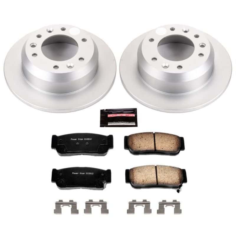 PowerStop — Power Stop 2007 Hyundai Entourage Rear Z17 Evolution Geomet Coated Brake Kit - view 1