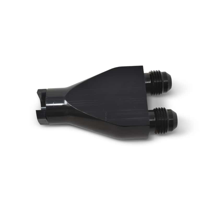 Russell — Russell Performance Billet Y-Block Adapter 3/8in SAE Quick Disconnect (2) -6AN Male Flare Black
Fuel Block - view 4