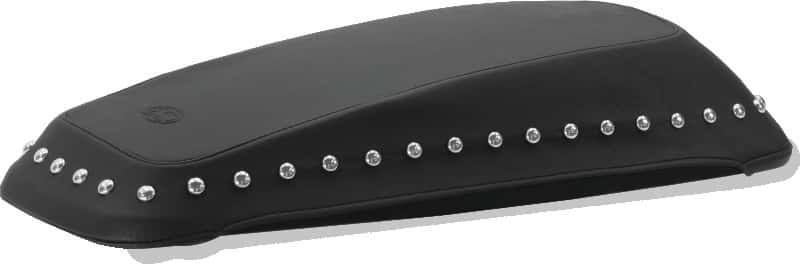 Mustang Motorcycle — Mustang 08-21 Harley FL Touring Saddlebag Lid Covers w/ Studs - Black - view 2