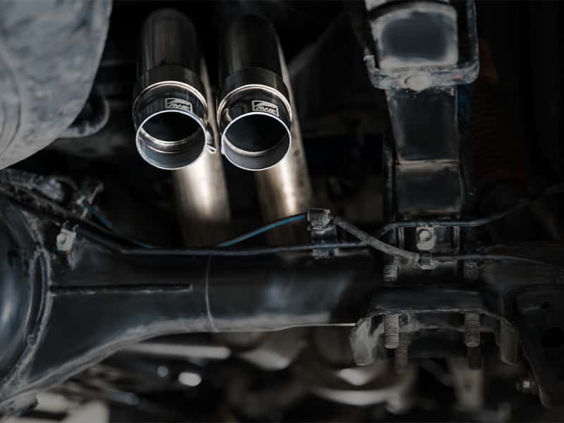 AWE Tuning — AWE 2016-2022 Toyota Tacoma 0FG Exhaust with BashGuard - No Tips
0FG Catback - view 3