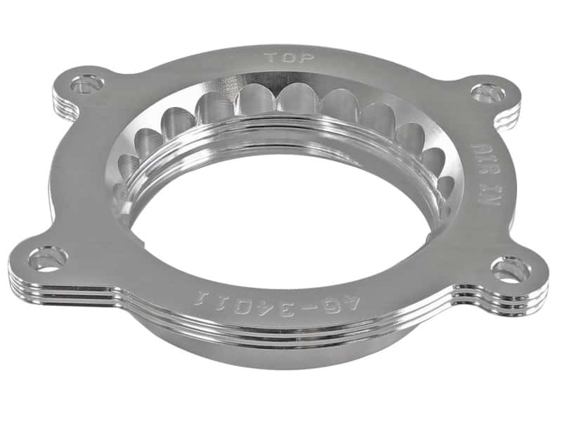 aFe — aFe Silver Bullet Throttle Body Spacer 14 Chevrolet Corvette V8 6.2L
Throttle Body Spacer - view 3