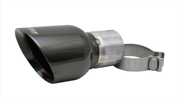 CORSA Performance — Corsa 2009-2019 Single Universal 3.0in Inlet / 4.5in Outlet Black PVD Pro-Series Tip Kit
Exhaust - view 4