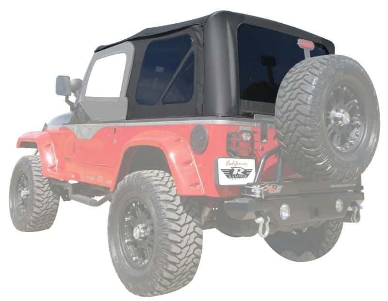 Rampage — Rampage 1997-2006 Jeep Wrangler(TJ) OEM Replacement Top - Black Diamond
Fctry Rplcmnt Sft Tp
Top-Soft - view 1