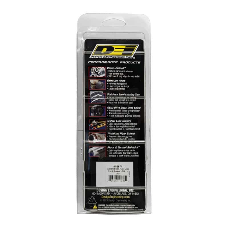DEI — DEI Vapor Block Sleeve 3/8in x 36in
Hose Cover - view 3