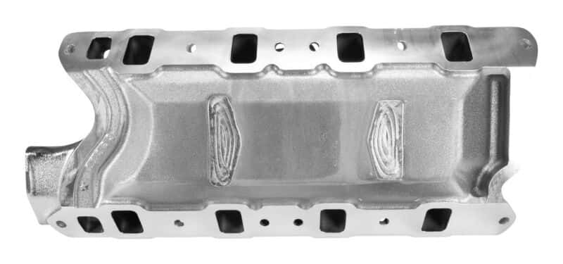 Edelbrock — Edelbrock Ford Small-Block 289-302-347 RPM Air-Gap Intake Manifold - Chrome Plasma Finish - view 2