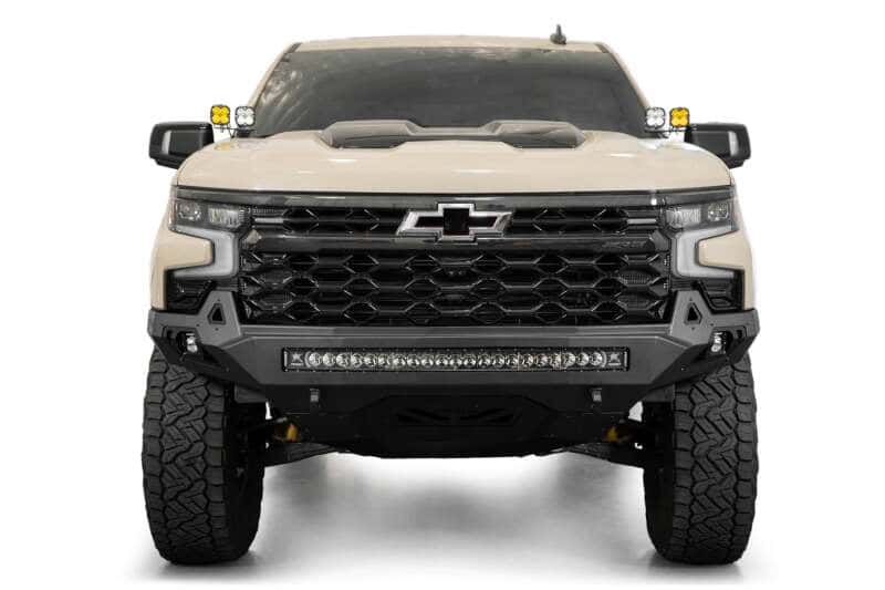 Addictive Desert Designs — Addictive Desert Designs 2022+ Chevy Silverado 1500 ZR2 Stealth Fighter Front Bumper
Bumper- Front - view 31