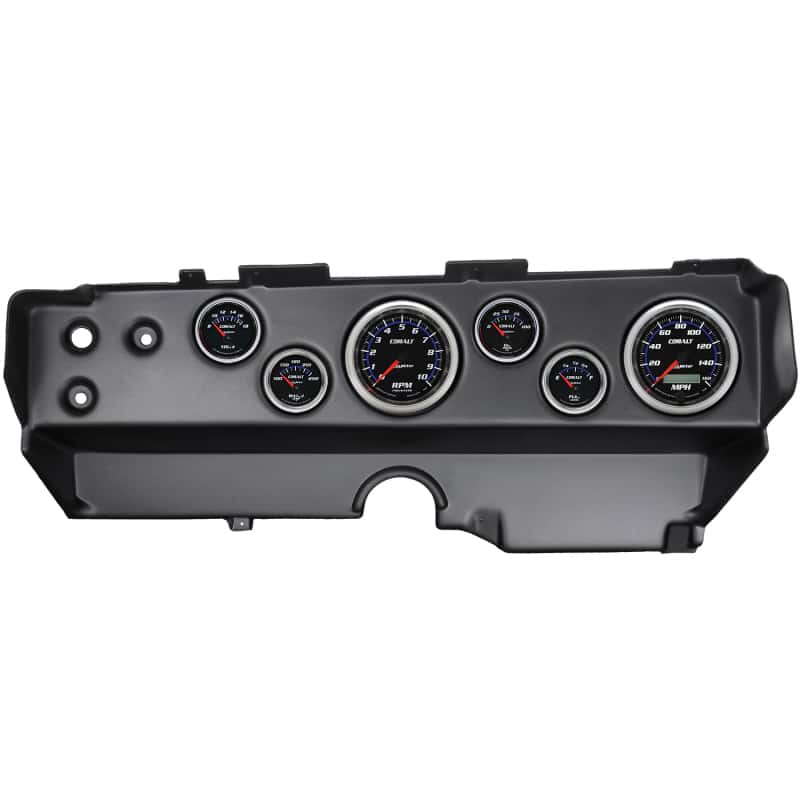 AutoMeter — Autometer Cobalt 70-74 E-Body/Cuda/Challenger Dash Kit 6pc Tach / MPH / Fuel / Oil / WTMP / Volt
GA KT EBODY 70-74 CB - view 1