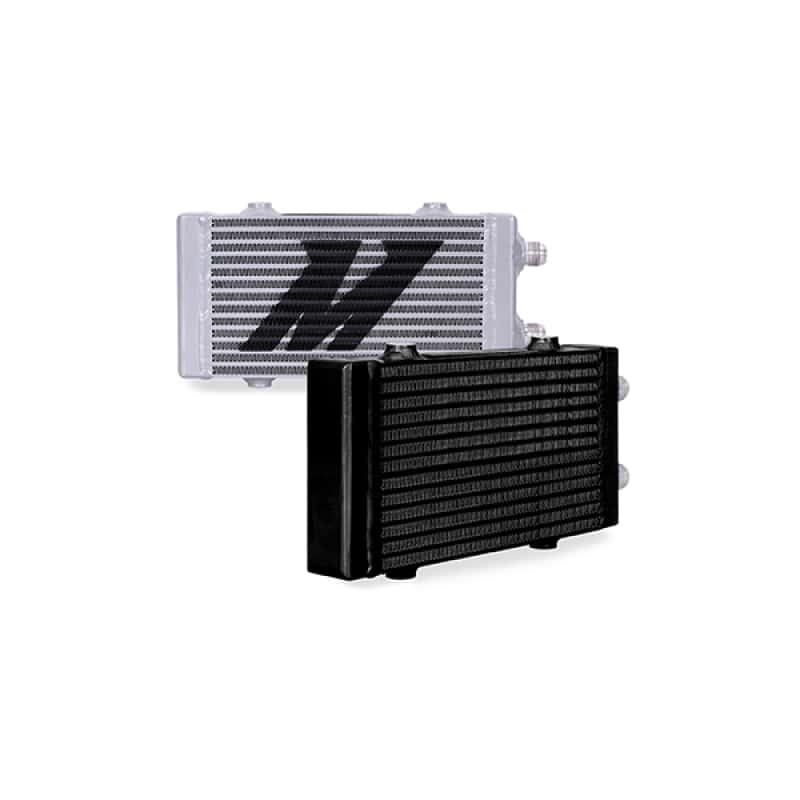 Mishimoto — Mishimoto Universal Small Bar and Plate Dual Pass Black Oil Cooler - view 1