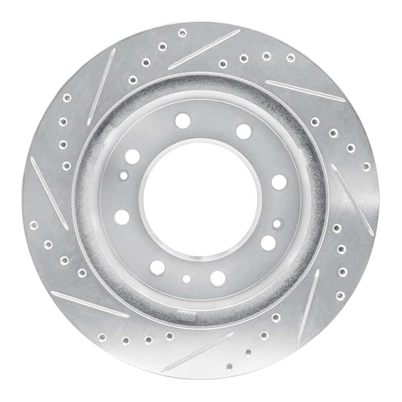 R1 Concepts — R1 2011-2025 Chevrolet Silverado 3500 HD Front Right Drilled & Slotted Silver Brake Rotor
R1 Brake Rotor Drill - view 4