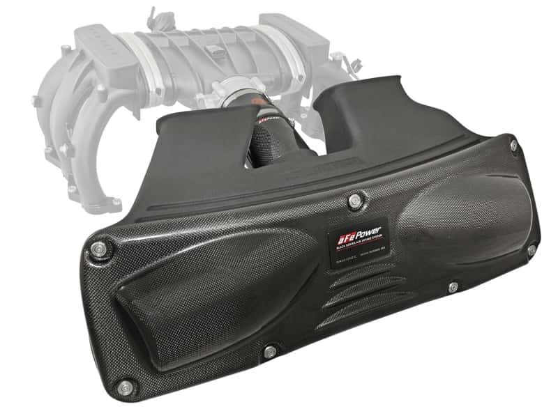 aFe — aFe Black Series Cold Air Intake 12-15 Porsche Carrera/Carrera S 3.4L/3.8L
Black Series Intake - view 1