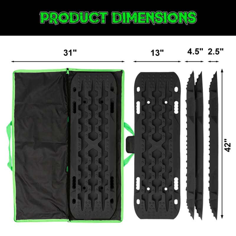 Rhino USA — Rhino USA Recovery Traction Boards - Black (Pair)
Vehicle Mat - view 2