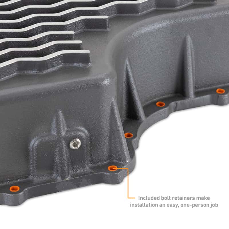 Mishimoto — Mishimoto 2011+ Powerstroke 6R140 Transmission Pan - Cast - GR
Trans Oil Pan - view 9