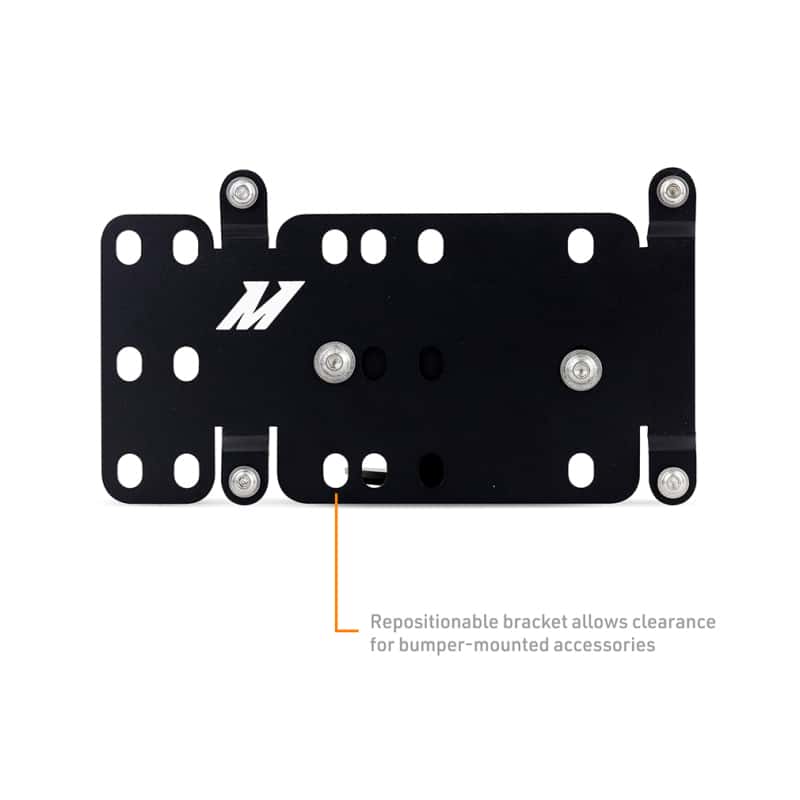 Mishimoto — Mishimoto 2011+ Ford F-250/F-350 License Plate Relocation Bracket
Plate Relocation Kit - view 2