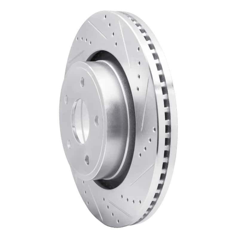 R1 Concepts — R1 04-06 Dodge Ram 1500 Pickup Front Right Drilled & Slotted Silver Brake Rotor
R1 Brake Rotor Drill - view 2