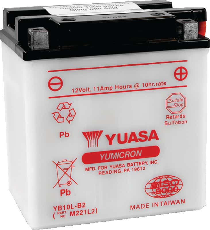 Yuasa Battery — Yuasa YB10L-B2 Yumicron 12-Volt Battery - view 1