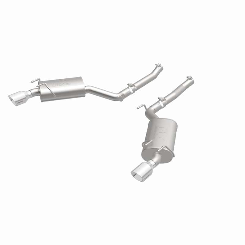 Magnaflow — MagnaFlow Axle-Back Stainless Dual Split 4in Polished Tips 10-15 Chevrolet Camaro Convert. 3.6L V6
Axle-Back
Cat-Back - view 1