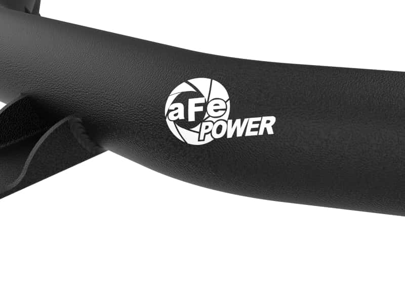 aFe — aFe 21-22 Ford Bronco V6-2.7Ltt BladeRunner Alum Hot Charge Pipe - Black
Hot Charge Pipe - view 3