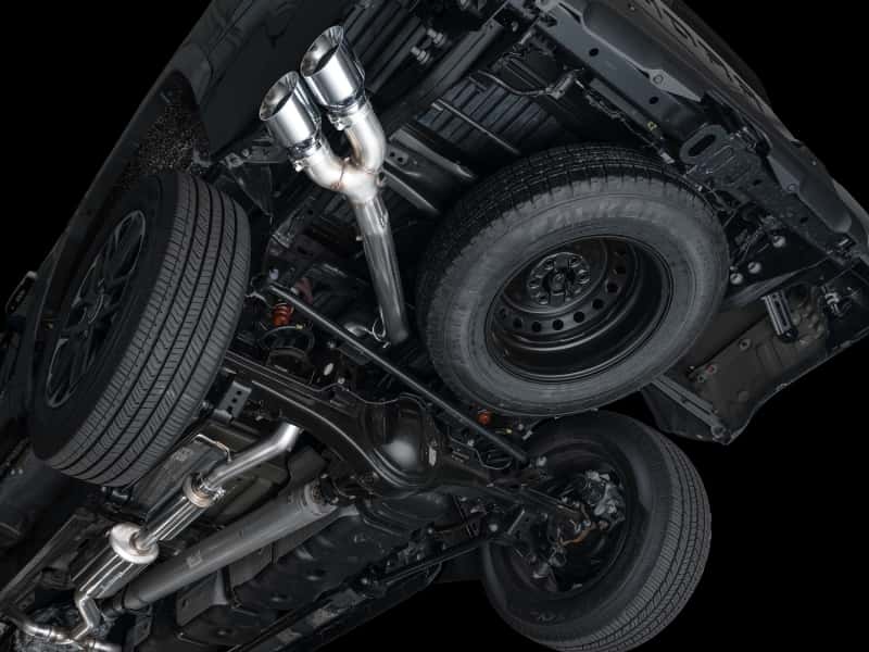 AWE Tuning — AWE 0FG Exhaust for 3rd Gen Toyota Tundra - Dual Chrome Silver Tips
0FG Catback - view 3