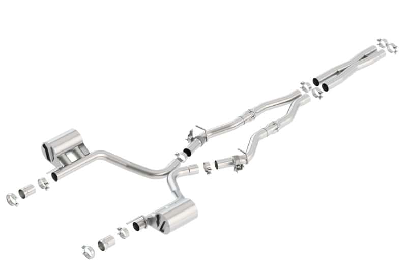 Borla — Borla 16-17 Dodge Challenger R/T 5.7L MT/AT ATAK Catback Exhaust (w/MDS Valves ONLY)
Cat-Back System - view 3