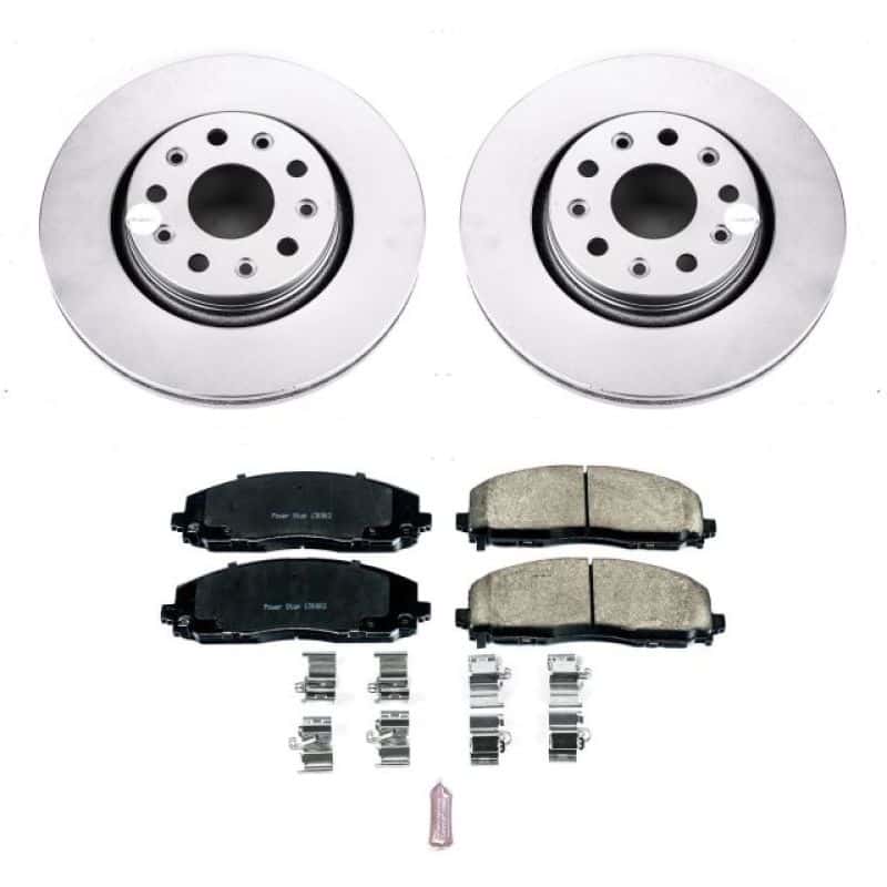PowerStop — Power Stop 18-19 Jeep Wrangler Front Z17 Evolution Geomet Coated Brake Kit - view 1