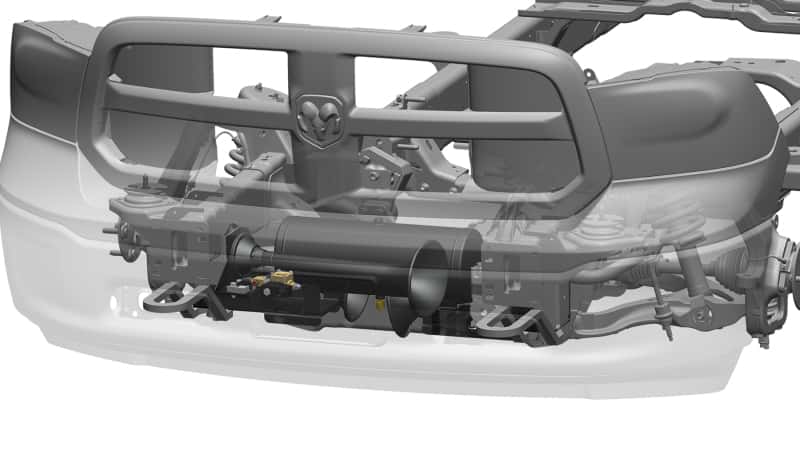Kleinn Air Horns — Kleinn 09-18 Dodge Ram 1500 Onboard Air System w/ Model 730 Horns
Train Horn - view 3