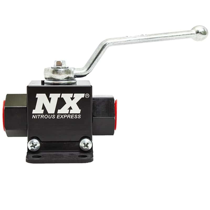 Nitrous Express — Nitrous Express Lightweight Billet In-Line Valve 1.5in I.D (Without Fittings)
N2OInjtrPlate - view 1