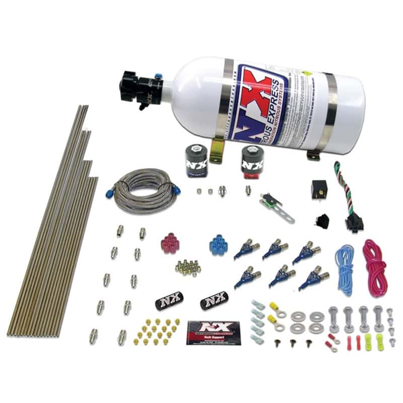 Nitrous Express — Nitrous Express 6 Cyl Alcohol Nitrous Kit (150-375HP) w/15lb Bottle
Injection System Kit
N2OSys - view 1