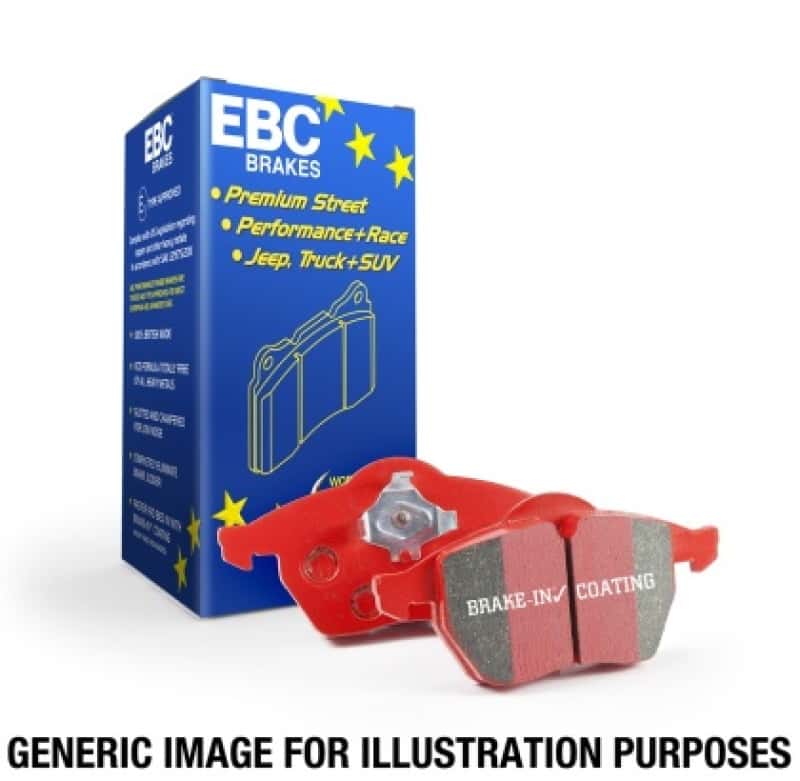 EBC — EBC 2019+ Mercedes-Benz A220 Sedan (V177) 2.0T Redstuff Front Brake Pads
Disc Brake Pad - view 3