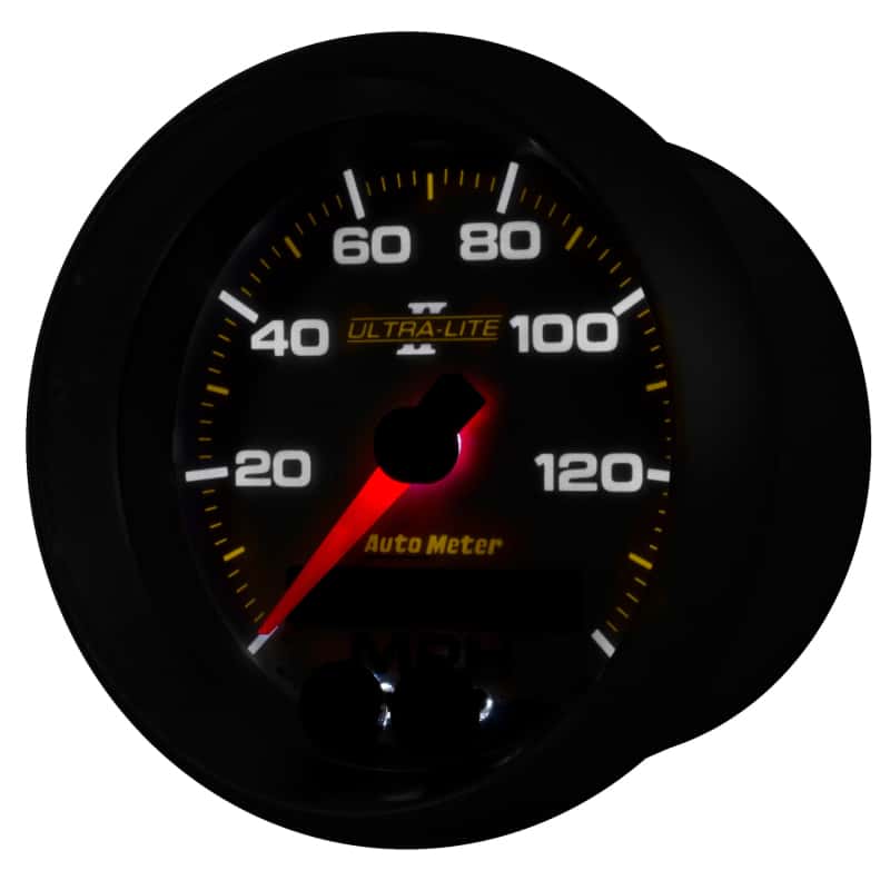 AutoMeter — Autometer Ultra-Lite II 3-3/8in 0-140MPH In-Dash Electronic GPS Programmable Speedometer
3-3/8" SPEEDO, 140 M - view 9