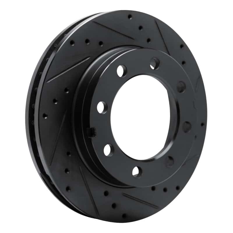 R1 Concepts — R1 77-93 Chevrolet V30 & V3500 Pickup Front Right Drilled & Slotted Black Brake Rotor
R1 Brake Rotor Drill - view 2