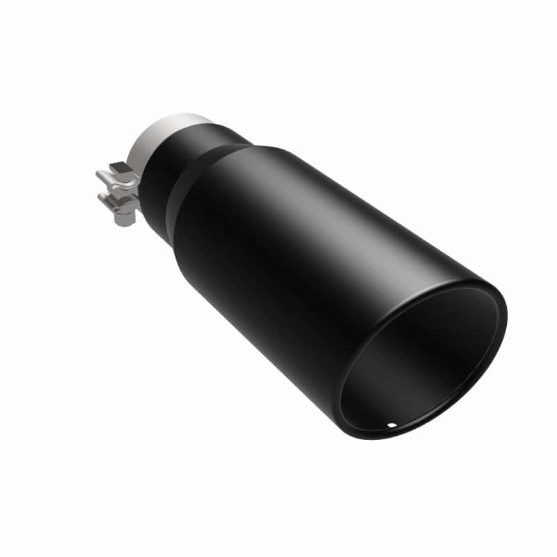 Magnaflow — MagnaFlow Tip Stainless Black Coated Single Wall Round Single Outlet 5in Dia 3.5in Inlet 14.5in L
Stainless Steel
Exhaust Tip - view 20